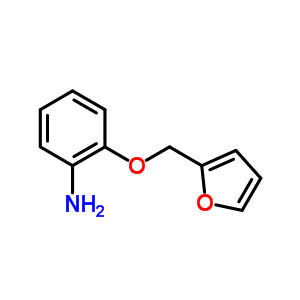 2-(2-呋喃基甲氧基)苯胺結(jié)構(gòu)式_869942-43-8結(jié)構(gòu)式