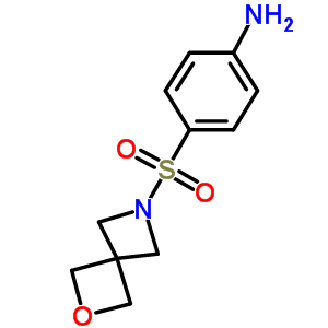 4-(2-噁-6-氮雜螺[3.3]-6-庚基磺?；?-苯胺結(jié)構(gòu)式_872805-46-4結(jié)構(gòu)式
