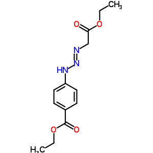 4-(2-(乙氧基羰基甲基亞氨基)肼基)苯甲酸乙酯結構式_87604-92-0結構式