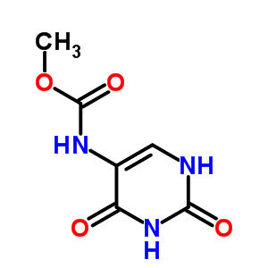 n-(2,4-二氧代-1H-嘧啶-5-基)氨基甲酸甲酯結(jié)構(gòu)式_88394-26-7結(jié)構(gòu)式