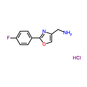 2-(2-氟苯基)-噁唑-4-甲胺結構式_885274-39-5結構式