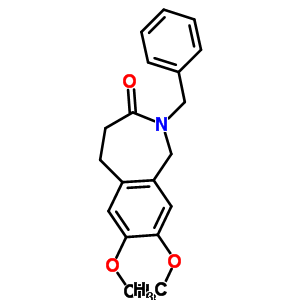 N-芐基-7,8-二甲氧基-2,3,4,5-四氫-2-苯氮雜卓-3-酮結(jié)構(gòu)式_887352-89-8結(jié)構(gòu)式