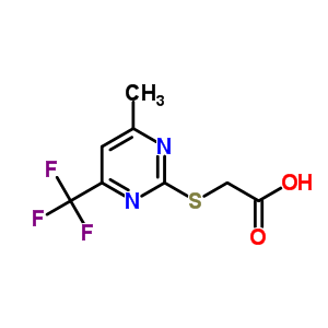 (4-甲基-6-三氟甲基嘧啶-2-磺?；?乙酸結構式_88768-46-1結構式