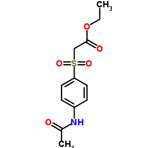 2-(4-乙酰氨基苯基)磺?；宜嵋阴ソY構式_88881-74-7結構式
