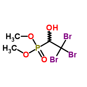 (7CI)-(2,2,2-三溴-1-羥基乙基)-磷酸二甲酯結(jié)構(gòu)式_89125-43-9結(jié)構(gòu)式