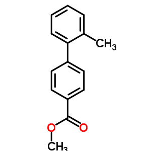 2-甲基-[1,1-聯(lián)苯]-4-羧酸甲酯結(jié)構(gòu)式_89900-99-2結(jié)構(gòu)式