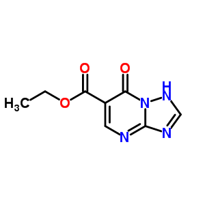 1,7-二氫-7-氧代-[1,2,4]噻唑并[1,5-a]嘧啶-6-羧酸乙酯結(jié)構(gòu)式_89977-78-6結(jié)構(gòu)式