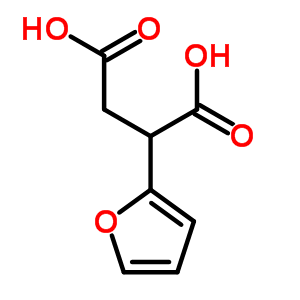 2-(2-呋喃基)琥珀酸結構式_90111-44-7結構式