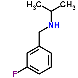 (3-氟-芐基)-異丙基-胺結構式_90389-87-0結構式