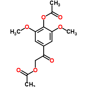 2-(乙?；趸?-1-[4-(乙?；趸?-3,5-二甲氧基苯基]-乙酮結(jié)構(gòu)式_90426-23-6結(jié)構(gòu)式
