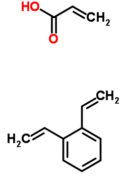 2-Propenoic acid polymer with diethenyl benzene Structure,9052-45-3Structure