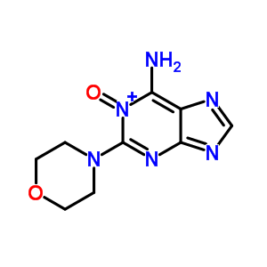 2-嗎啉-4-基-1-氧代-嘌呤-6-胺結(jié)構(gòu)式_90563-41-0結(jié)構(gòu)式