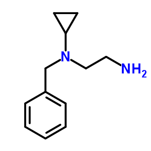 n1-環(huán)丙基-n1-(苯基甲基)-1,2-乙二胺結(jié)構(gòu)式_91907-31-2結(jié)構(gòu)式