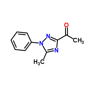 1-(5-甲基-1-苯基-1H-1,2,4-噻唑-3-基)乙酮結(jié)構(gòu)式_92289-44-6結(jié)構(gòu)式