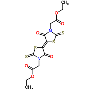 2-[(5e)-5-[3-(乙氧基羰基甲基)-4-氧代-2-磺?；?噻唑啉-5-基]-4-氧代-2-磺酰基-噻唑啉-3-基]乙酸乙酯結構式_93719-13-2結構式
