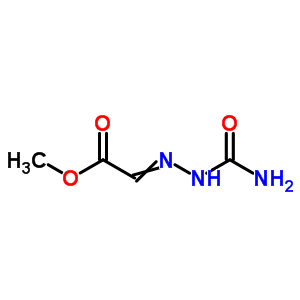 2-(氨基甲酰肼基)乙酸甲酯結(jié)構(gòu)式_999-68-8結(jié)構(gòu)式